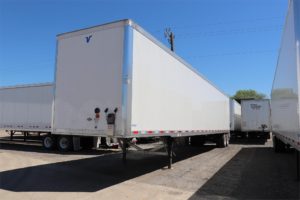 Vanguard VXP trailer seen from the front. 