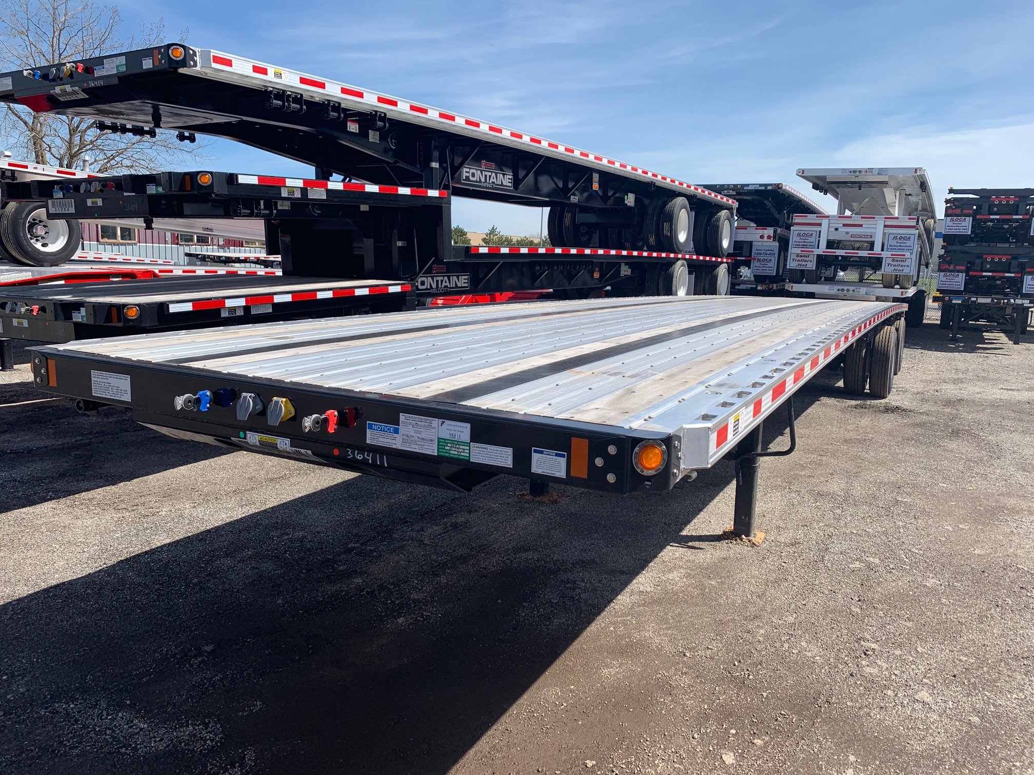 ANNOUNCING BRAND NEW FONTAINE COMBO 48â€™ X 102â€ FLATBED TRAILERS