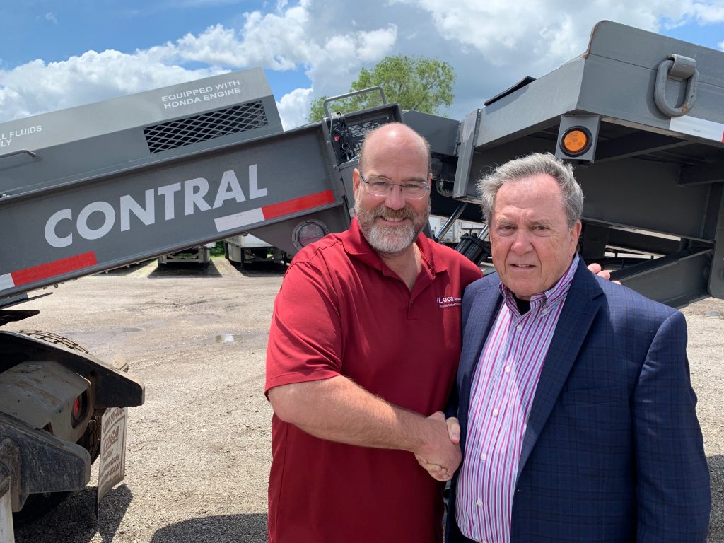 ILoca President Dan Thompson and Contral Managing Director Allen L. Engel