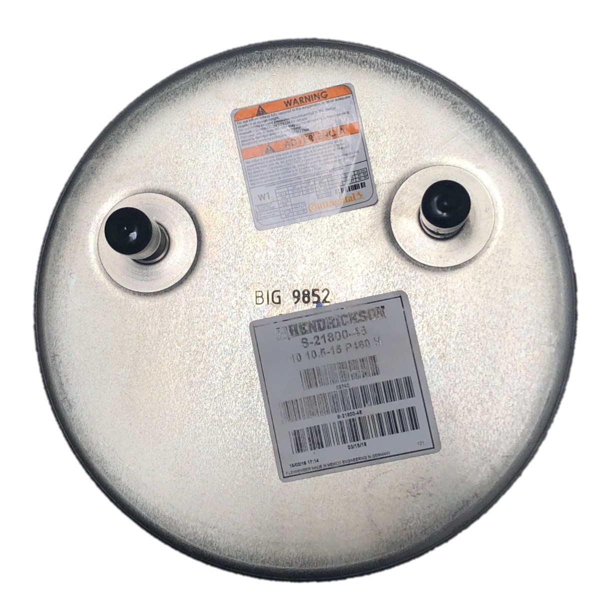 Hendrickson 67043-002 - Pax Air Spring Catalog Hendrickson