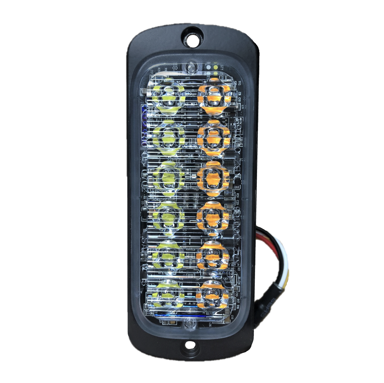 Superior Signal 12 LED Module Amber/Clear Strobe TSA/SYFLAT12AC ILoca