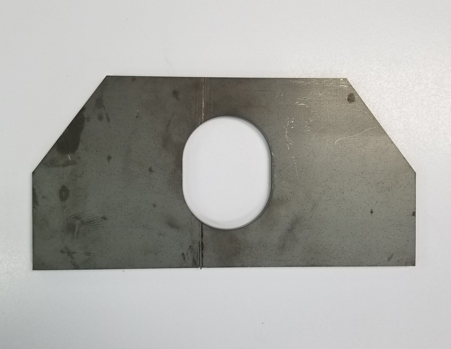 Fontaine Trailer Slider Hole Reinforcement Plate .25"x4"x8" 07430027
