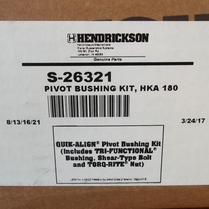 Hendrickson OEM Bushing Kit S-26321 - Image 8