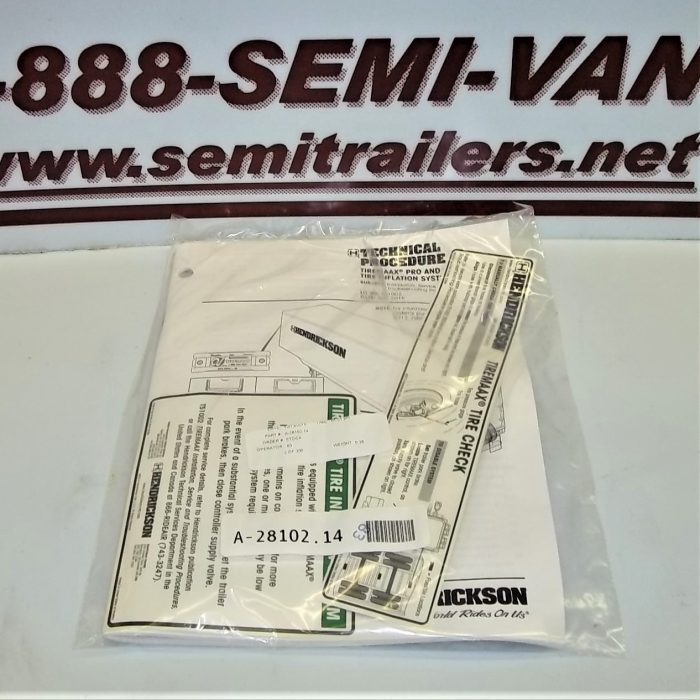 Hendrickson Tiremaax CPI Inflation Kit 110PSI HN TIREMAAX.8352 - Image 8