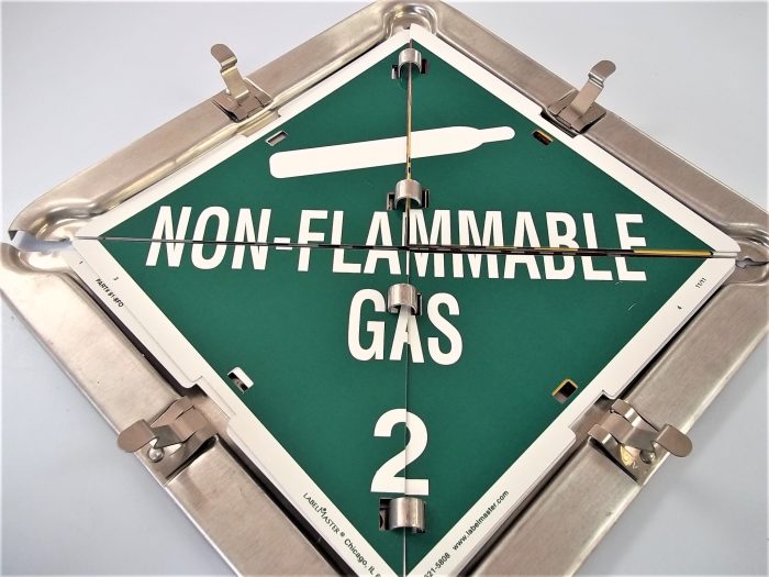 SPLIT ALUMINUM PLACARD LAB81-8SFO - Image 4