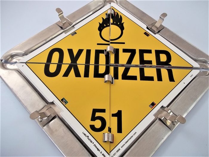 SPLIT ALUMINUM PLACARD LAB81-8SFO - Image 5