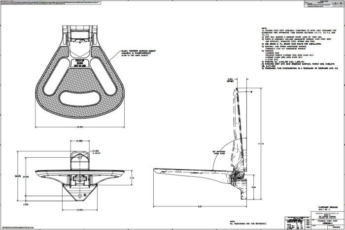 Eberhard Heavy Duty Large Folding Step  606009-02 - Image 5
