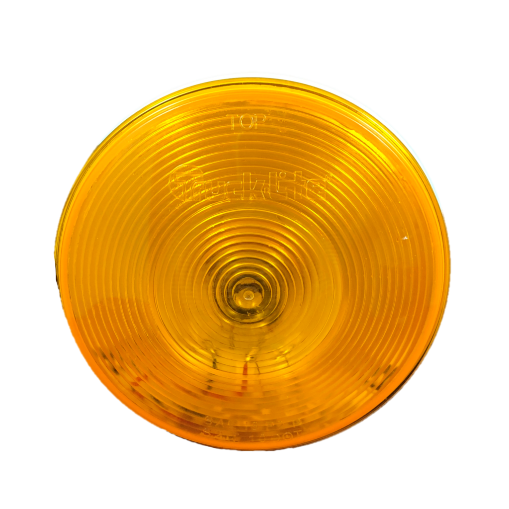 TruckLite Front/Park/Turn, Amber Incandescent, Round TL40202Y ILoca