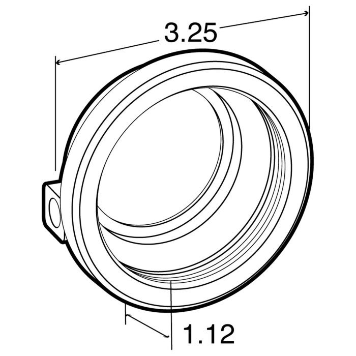 2.5" Open Back Rubber Grommet  10700 / A57GB / 9140 - Image 4