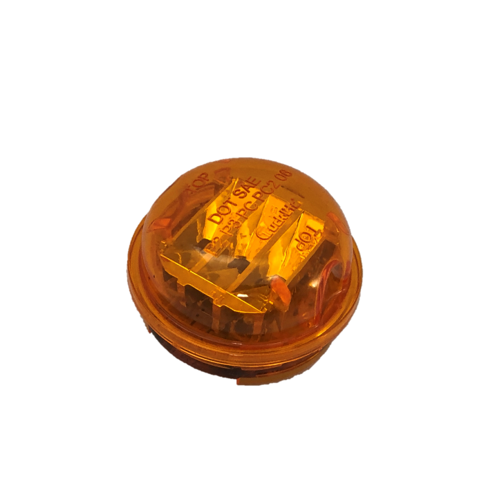 2 in. Round LED Amber Marker Clearance Light TL 30375Y - Image 2
