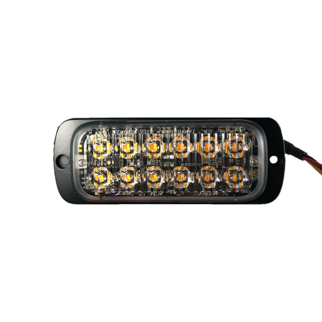 Superior Signal 12 LED Module Amber/Clear Strobe TSA/SYFLAT12-AC | ILoca