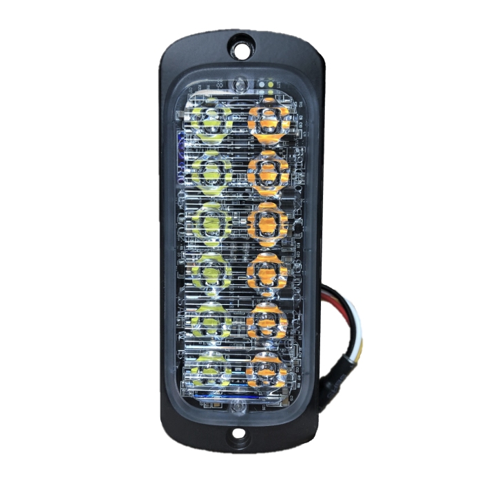Superior Signal 12 LED Module Amber/Clear Strobe TSA/SYFLAT12-AC
