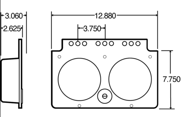Truck Lite 40 Series 4" Light Mount 40725 - Image 3