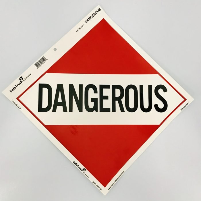 Dangerous Placard Decal by Ms. Carita MSZ-EZ1