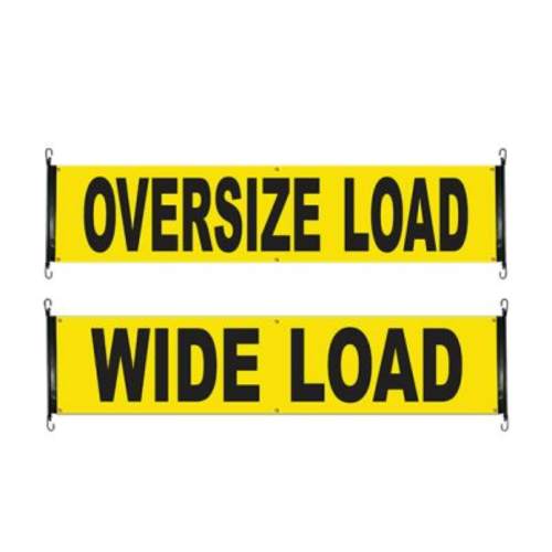Reversible Wide/oversize Load Banner