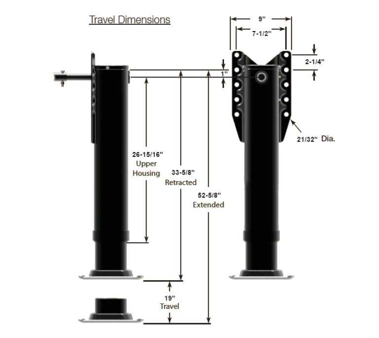 JOST COMPLETE LANDING GEAR SET Model A400.G.19 ILoca
