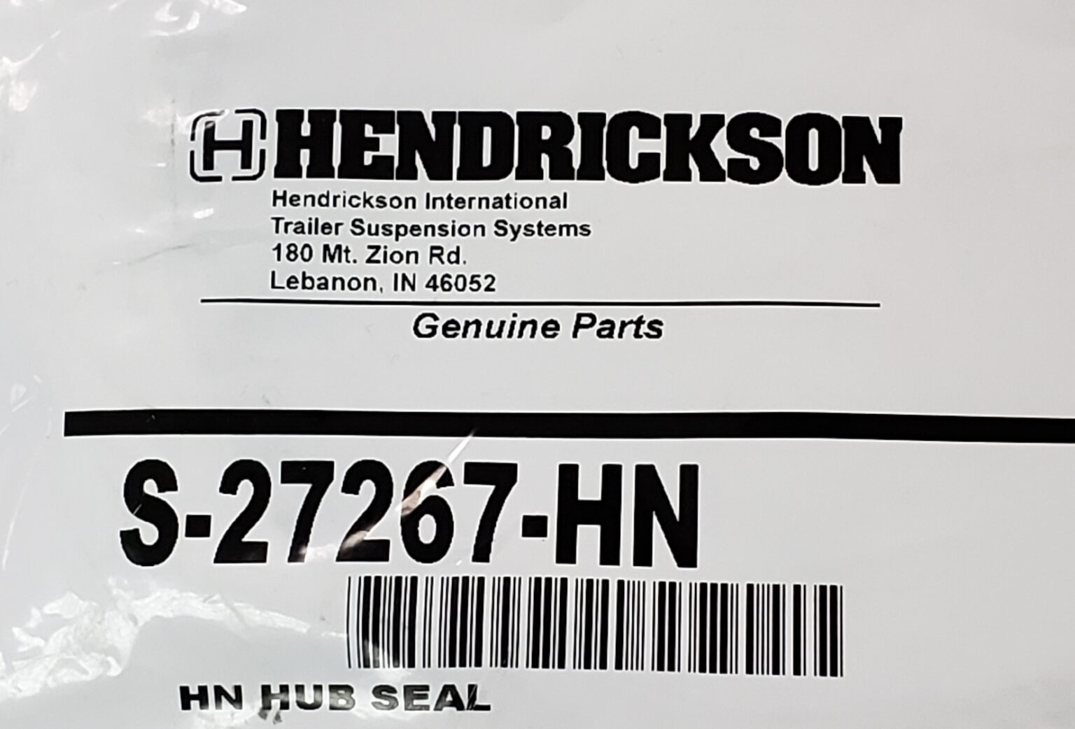 Hendrickson OEM Wheel Oil Seal S27267HN ILoca Services, Inc.