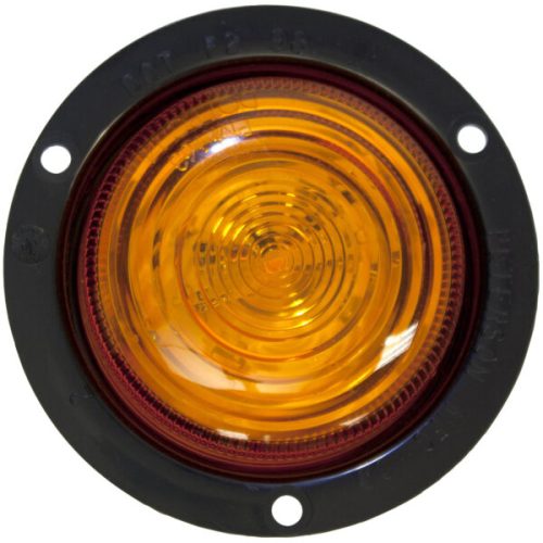 PETERSON AMBER MARKER LIGHT W/ AMP CONNECTOR M197FA-AMP