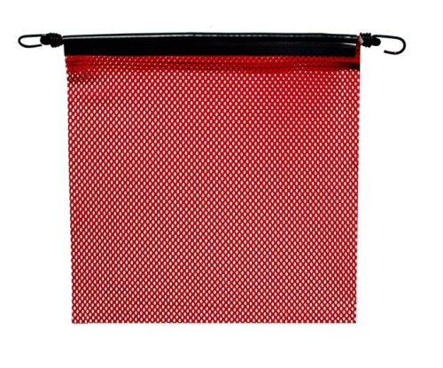 18" RED JERSEY FLAG W/ BUNGIE FB300C