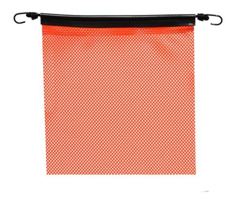 18" ORANGE JERSEY FLAG W/ BUNGIE FB700C