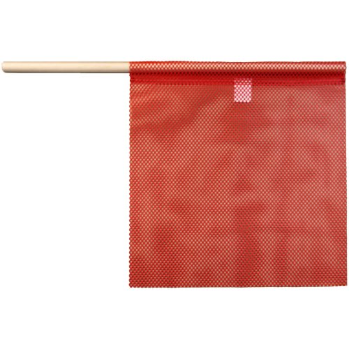 18" RED JERSEY FLAG W/ STAFF FS300C
