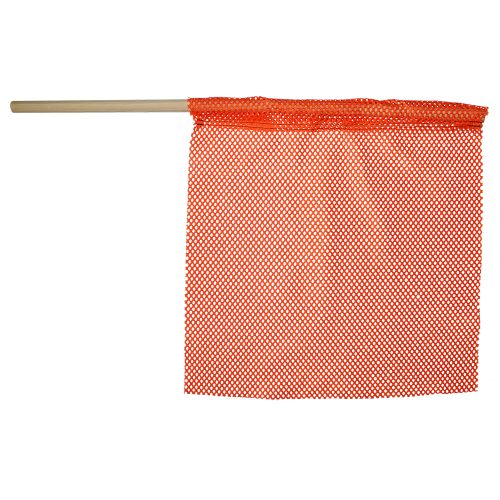 18" ORANGE JERSEY FLAG W/ STAFF FS700C