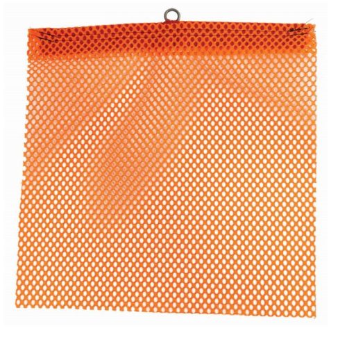 18" ORANGE JERSEY FLAG W/ WIRE LOOP FW700C