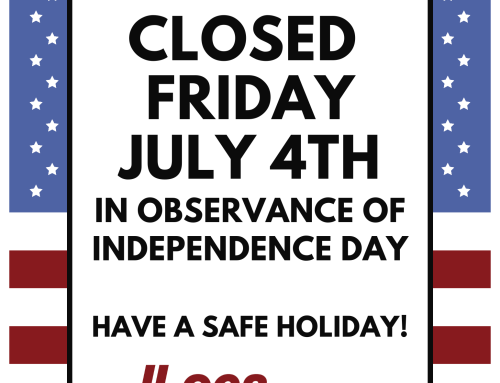 Closed Friday, July 4th 2025