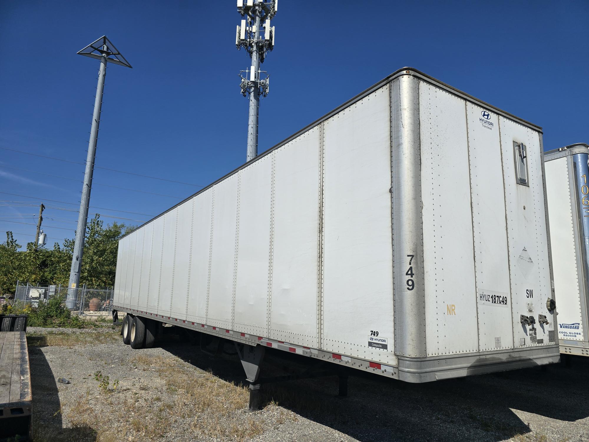 2019 Hyundai 53ft Plate Wall Dry Van
