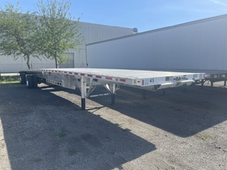2023 Fontaine Revolution Aluminum Flatbed Trailer 53FT Air Ride Rear Axle Slide