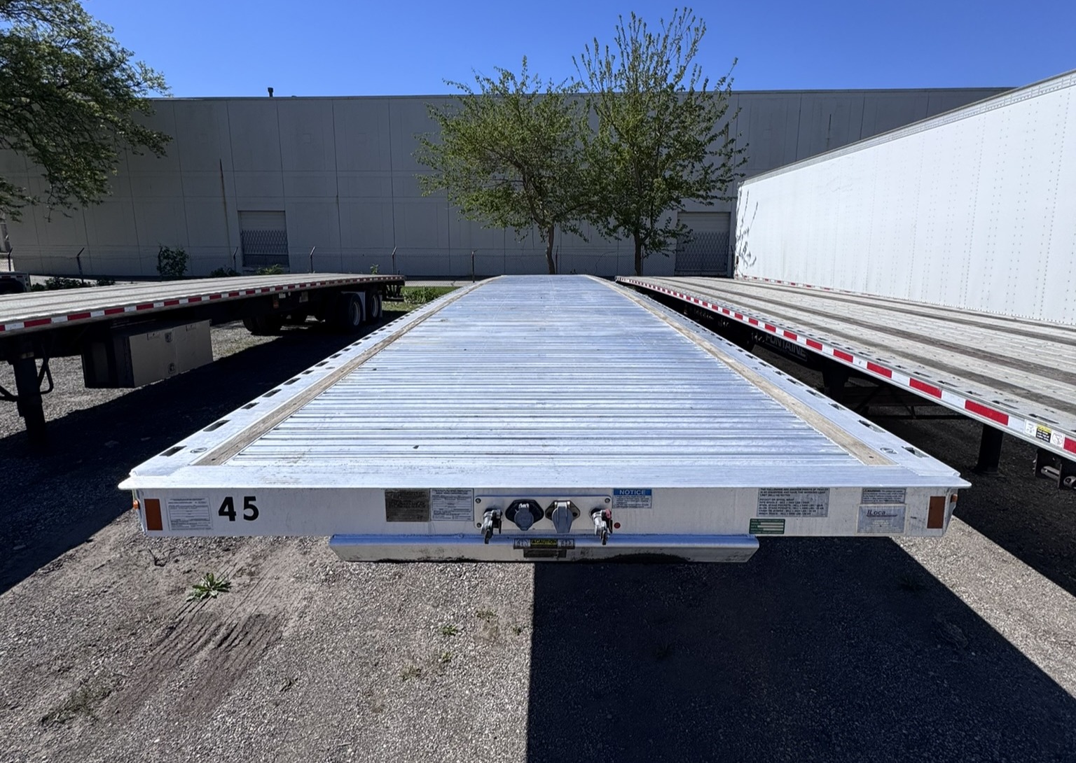 2023 Fontaine Revolution Aluminum Flatbed Trailer 53FT Air Ride Rear Axle Slide