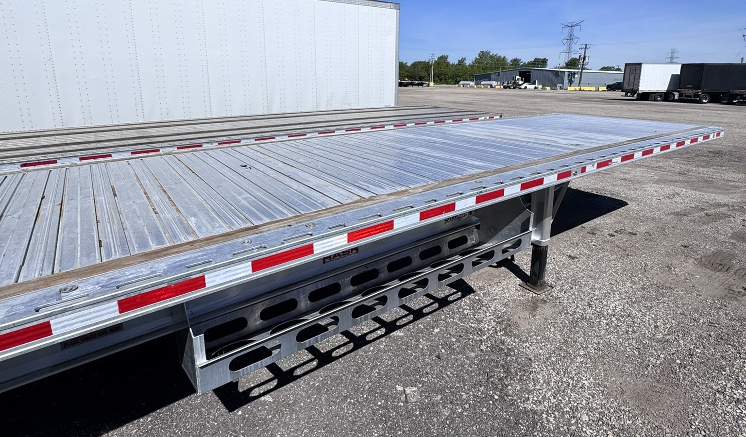 2023 Fontaine Revolution Aluminum Flatbed Trailer 53FT Air Ride Rear Axle Slide