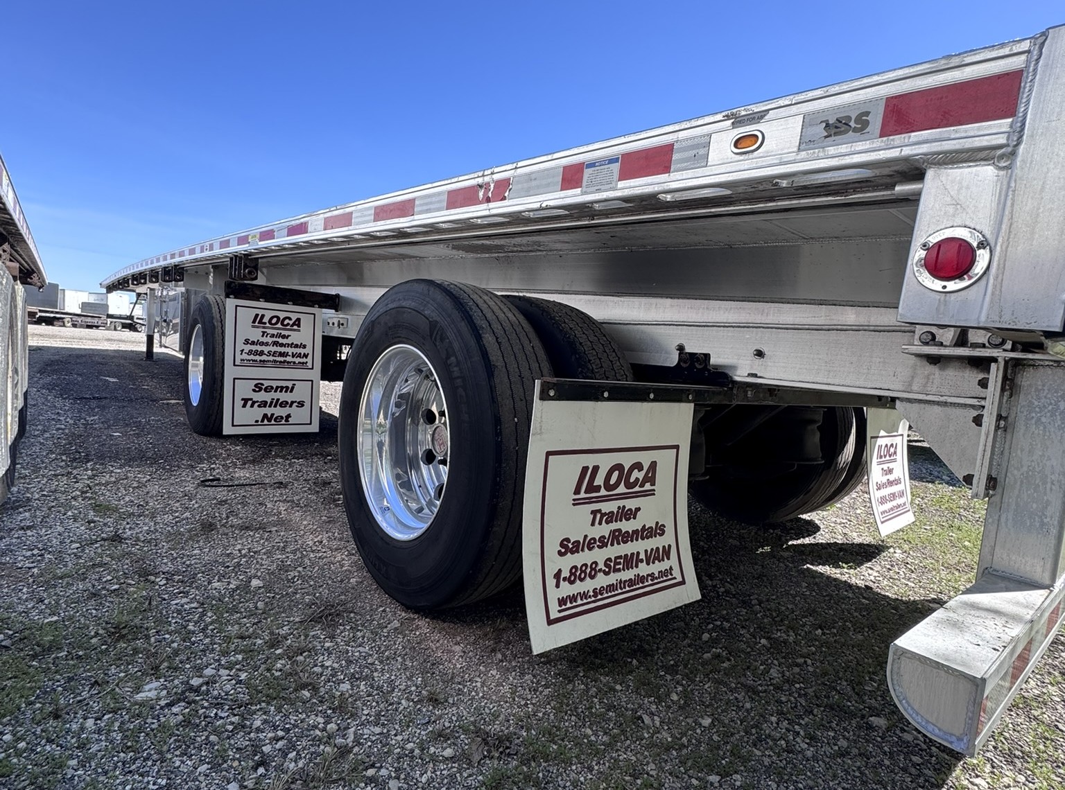 2023 Fontaine Revolution Aluminum Flatbed Trailer 53FT Air Ride Rear Axle Slide