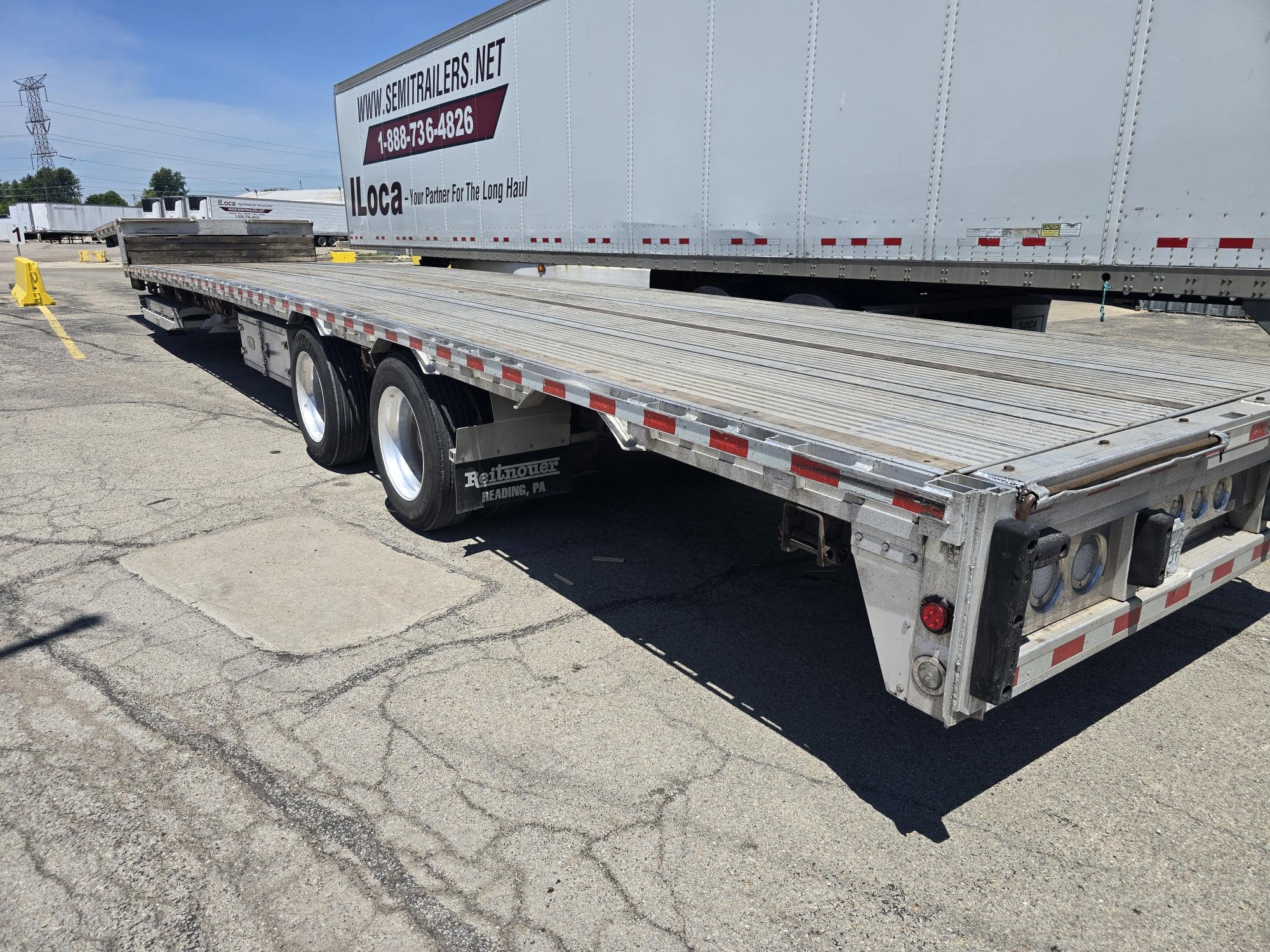 2020 53' Aluminum Step Deck Dropmiser at ILoca