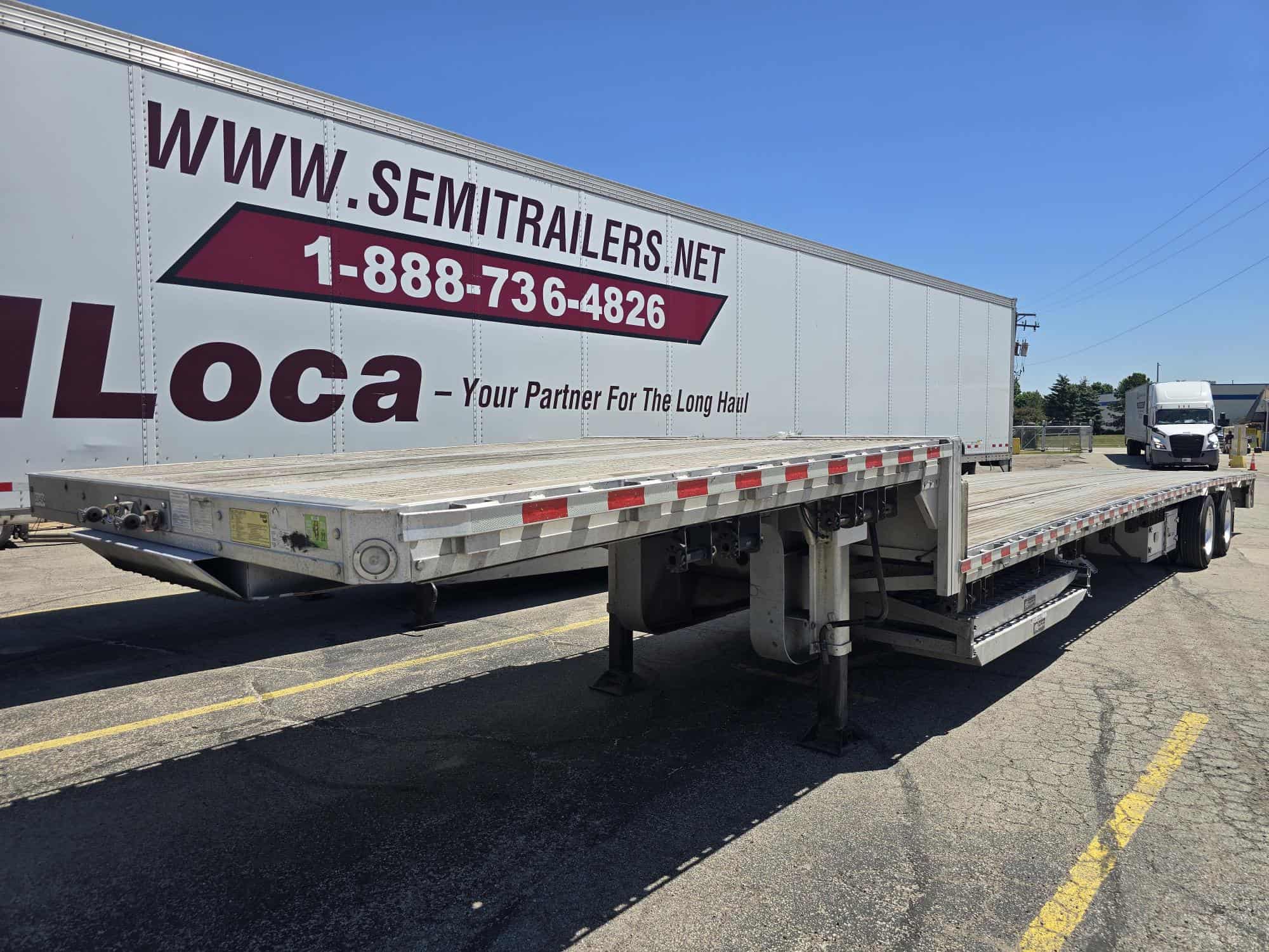 2020 53' Aluminum Step Deck Dropmiser at ILoca